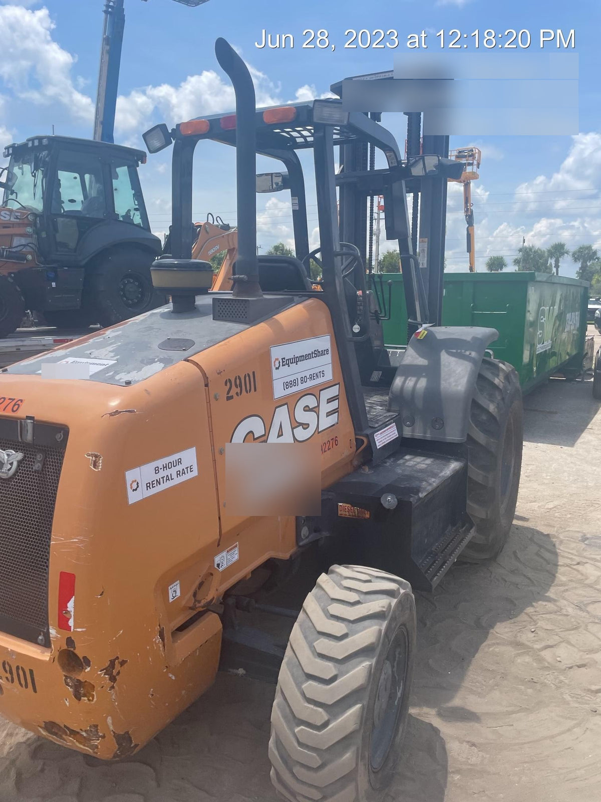 2018 CASE 586H