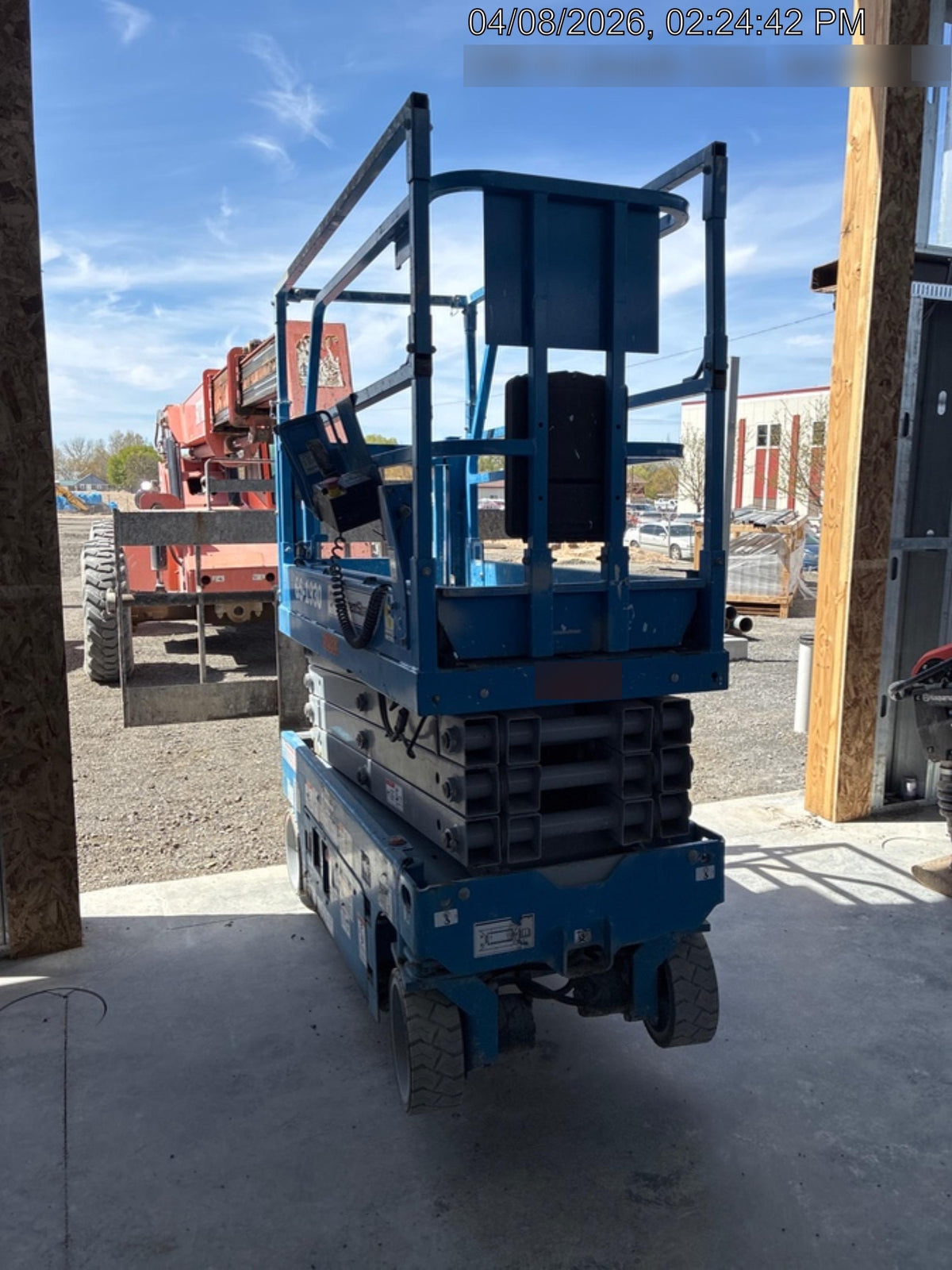 2020 Genie GS-1930 Solid Non Marking Tires, Beacon, Folding rails with half height swing gate