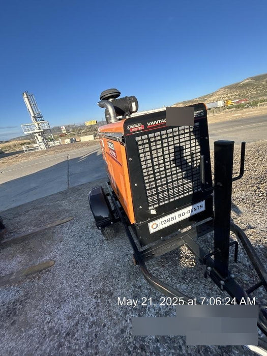 2021 Lincoln Electric Vantage 549X Ready Pak 3, ORANGE (includes trailer, cable rack, fender light kit)