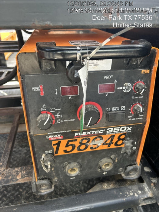 2021 LINCOLN ELECTRIC FLEXTEC 350X