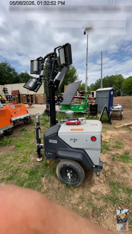 2024 Wacker Neuson LTT4 Diesel, Kohler KDW702, Deep Sea Controller, Auto Start, LED 320W, Bypass Outlet, T3
