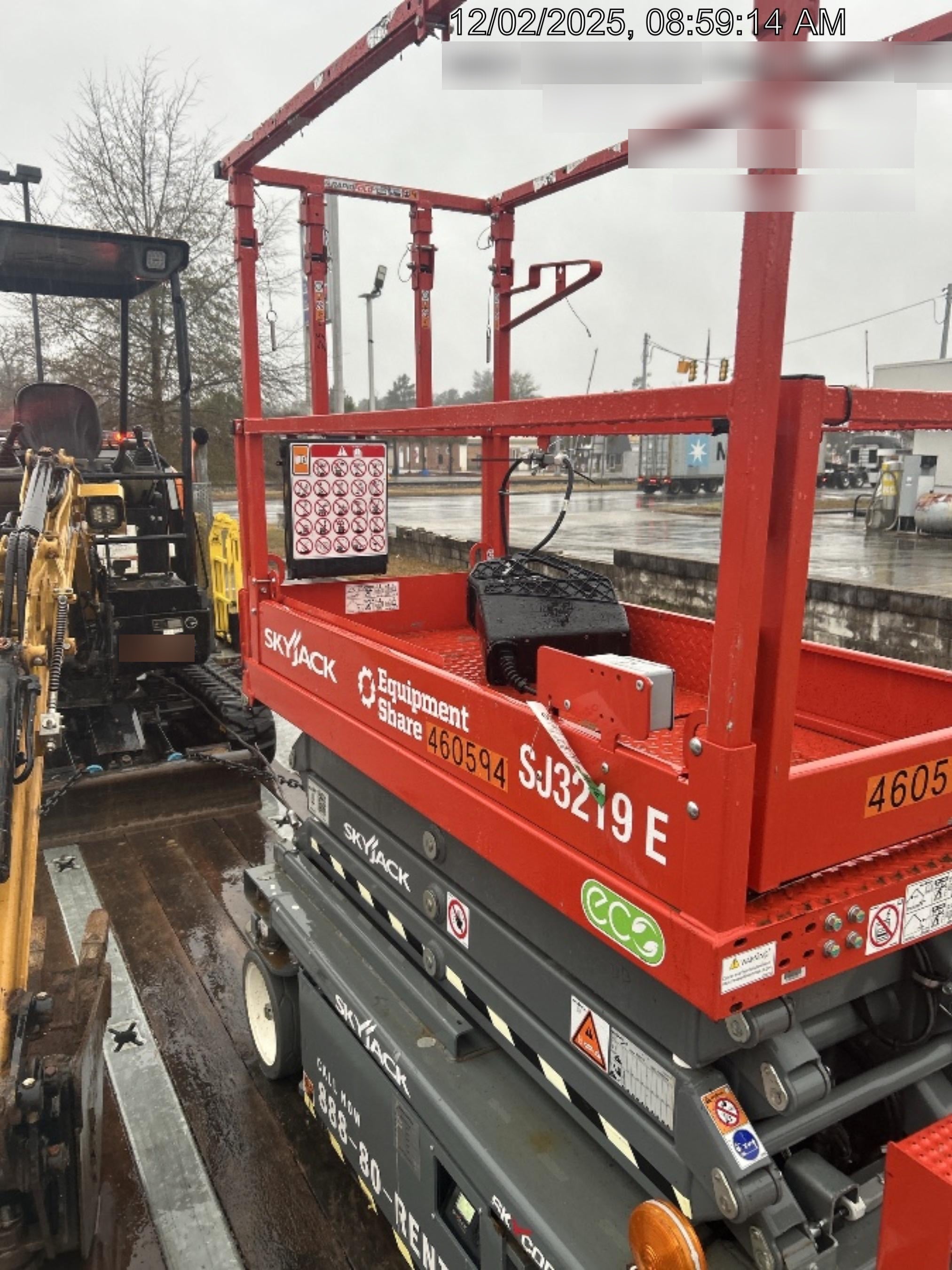 2024 Skyjack SJ3219 Electric Drive, Sld NM Tires, DBcns, RFRails, Power to Platform, T3 + Access Control
