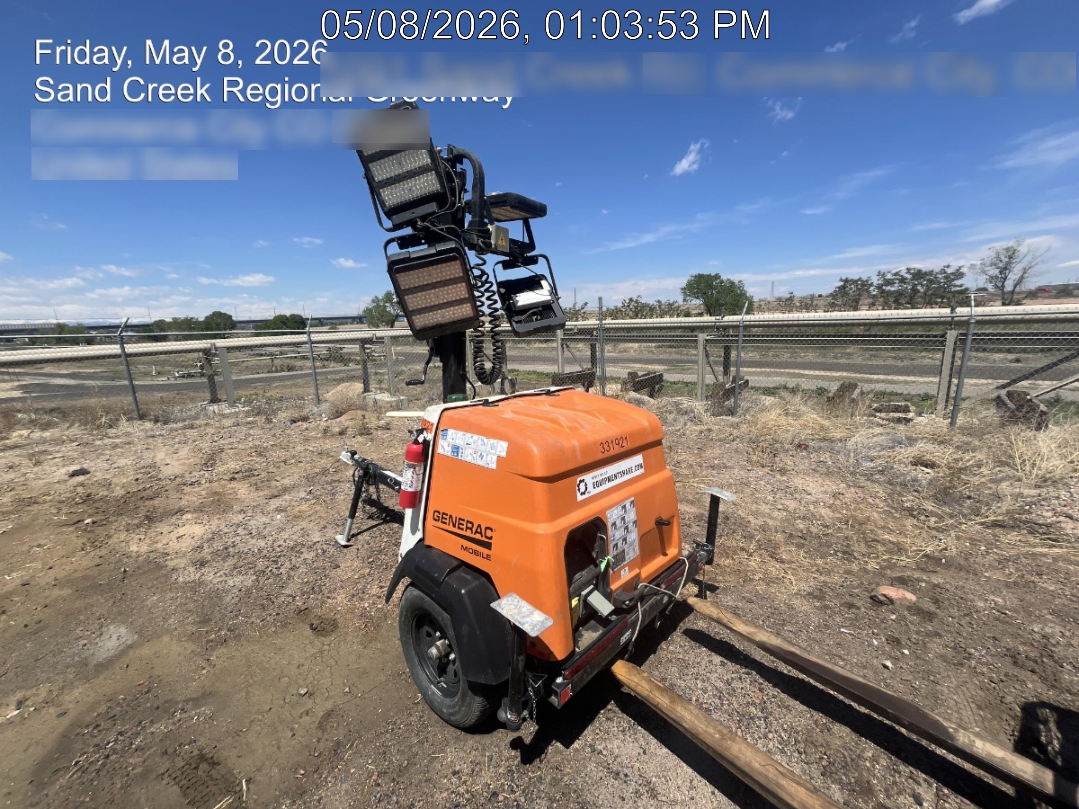 2023 Generac MLT2 Diesel, Flex Switch 120V Input, Powerzone Controller, (4) 320W LED Lights, 4kW Generator, 39.9 Gal Fuel Tank, 2" Ball, T3