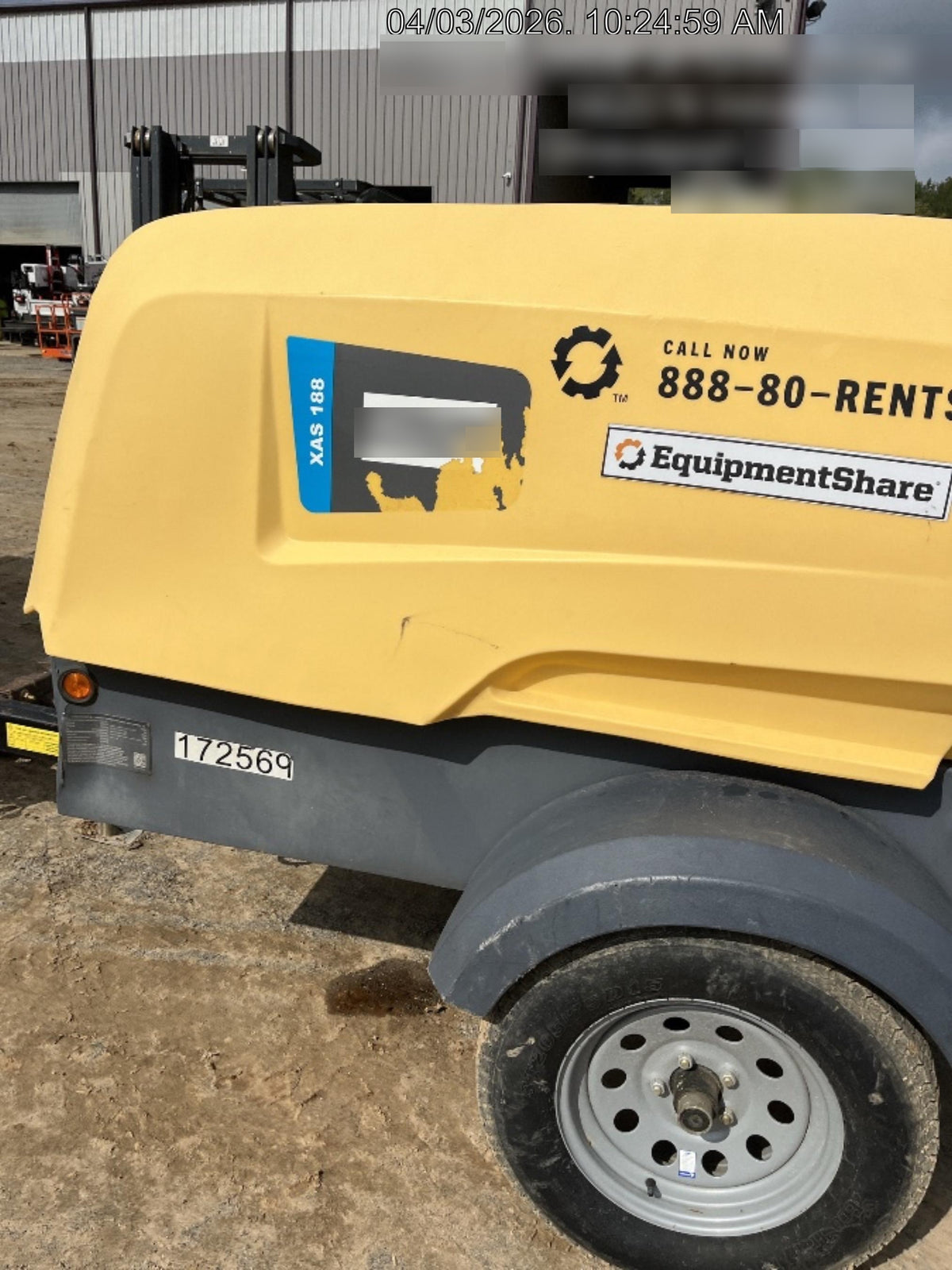 2021 ATLAS COPCO XAS188 CWK