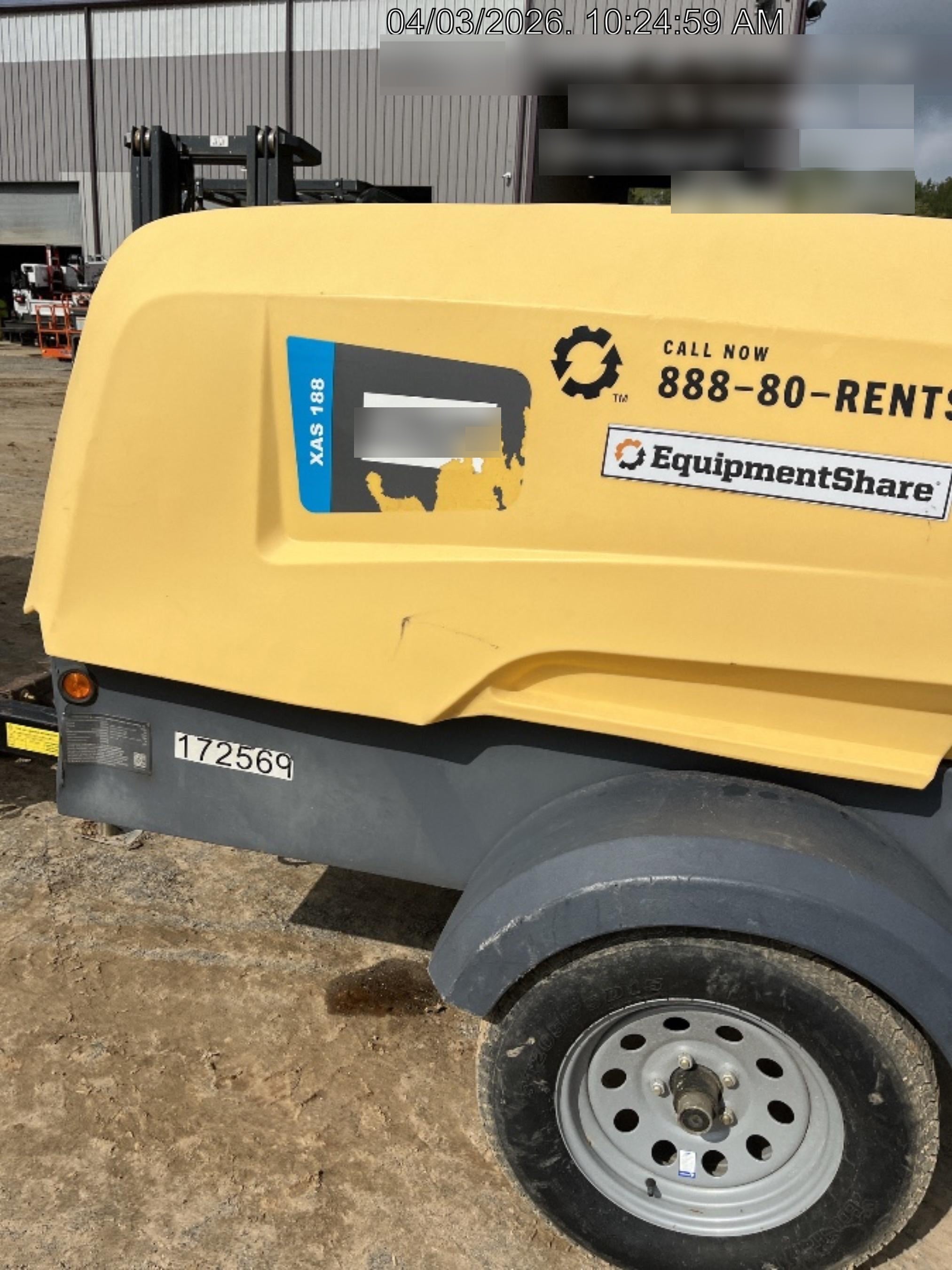 2021 ATLAS COPCO XAS188 CWK