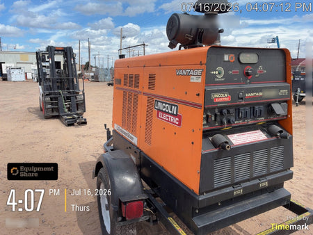2021 Lincoln Electric Vantage 549X Ready Pak 3, ORANGE (includes trailer, cable rack, fender light kit)