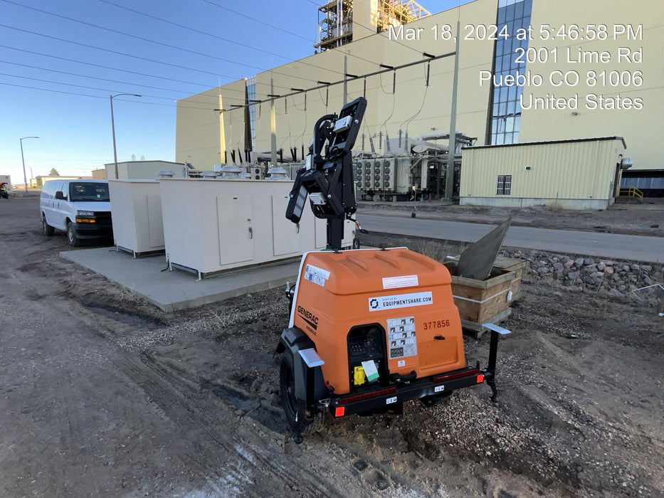 2023 Generac MLT2 Diesel, Flex Switch 120V Input, Powerzone Controller, 
(4) 320W LED Lights, 4kW Generator, 39.9 Gal Fuel Tank, 2" Ball, T3