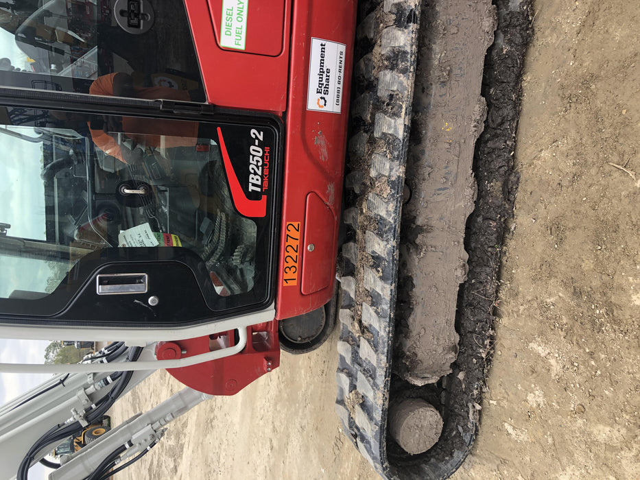 2020 Link-Belt 80X3EX 7'2" ARM, 17.7" rubber tracks, Multi function aux hydraulics