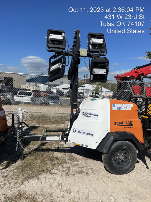 2023 Generac MLT2 Diesel, Flex Switch 120V Input, Powerzone Controller, (4) 320W LED Lights, 4kW Generator, 39.9 Gal Fuel Tank, 2" Ball, T3