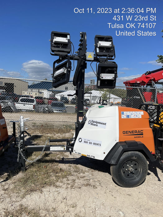 2023 Generac MLT2 Diesel, Flex Switch 120V Input, Powerzone Controller, (4) 320W LED Lights, 4kW Generator, 39.9 Gal Fuel Tank, 2" Ball, T3