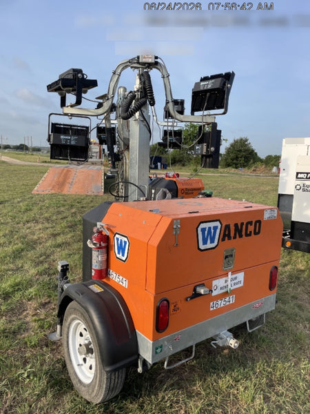 2024 Wanco WLTT-4MM4K Diesel, Deep Sea Controller, Shore Power Plug, Auto Start, (4) 350W LED Floodlights, 4kW Generator, 60 Gal Fuel Tank, 2" Ball, T3