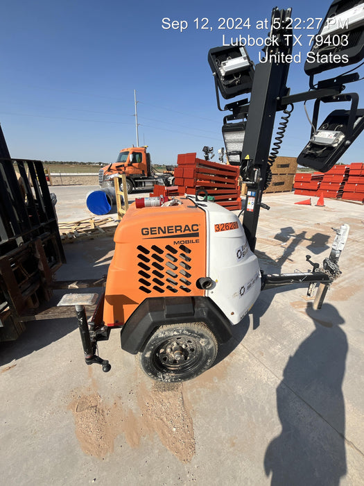 2023 Generac MLT2 Diesel, Flex Switch 120V Input, Powerzone Controller, (4) 320W LED Lights, 4kW Generator, 39.9 Gal Fuel Tank, 2" Ball, T3