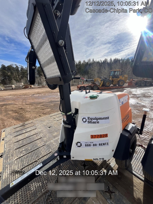 2023 Generac MLT2 Diesel, Flex Switch 120V Input, Powerzone Controller, 
(4) 320W LED Lights, 4kW Generator, 39.9 Gal Fuel Tank, 2" Ball, T3