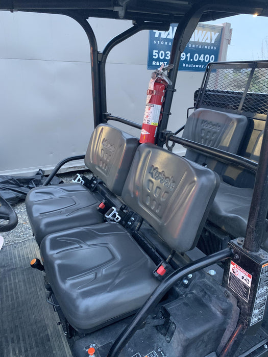 2022 Kubota RTV-X1140W-H Plastic Canopy, Windshield Acrylic Clear, LED Strobe Light, Wire Harness Kit, Back up Alarm