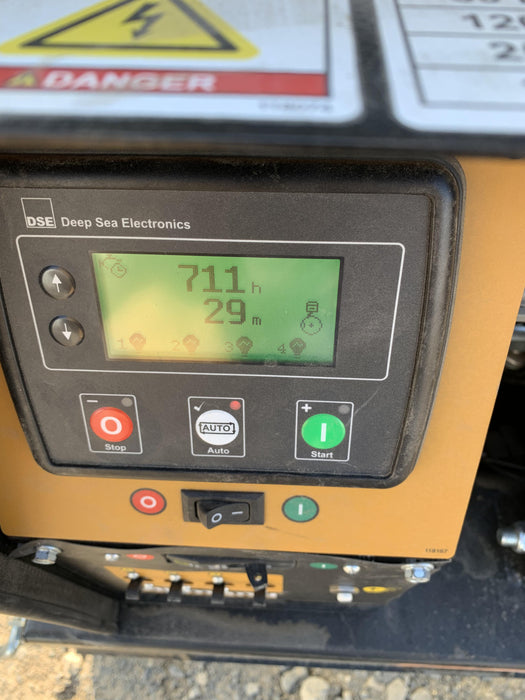 2020 Allmand NLV3GR (4) LED Light Fixture 350W, 23' Vertical Mast, 3kW Prime, Towable, Deep Sea L401, Leveling Jacks, Yanmar T4F 5.8hp