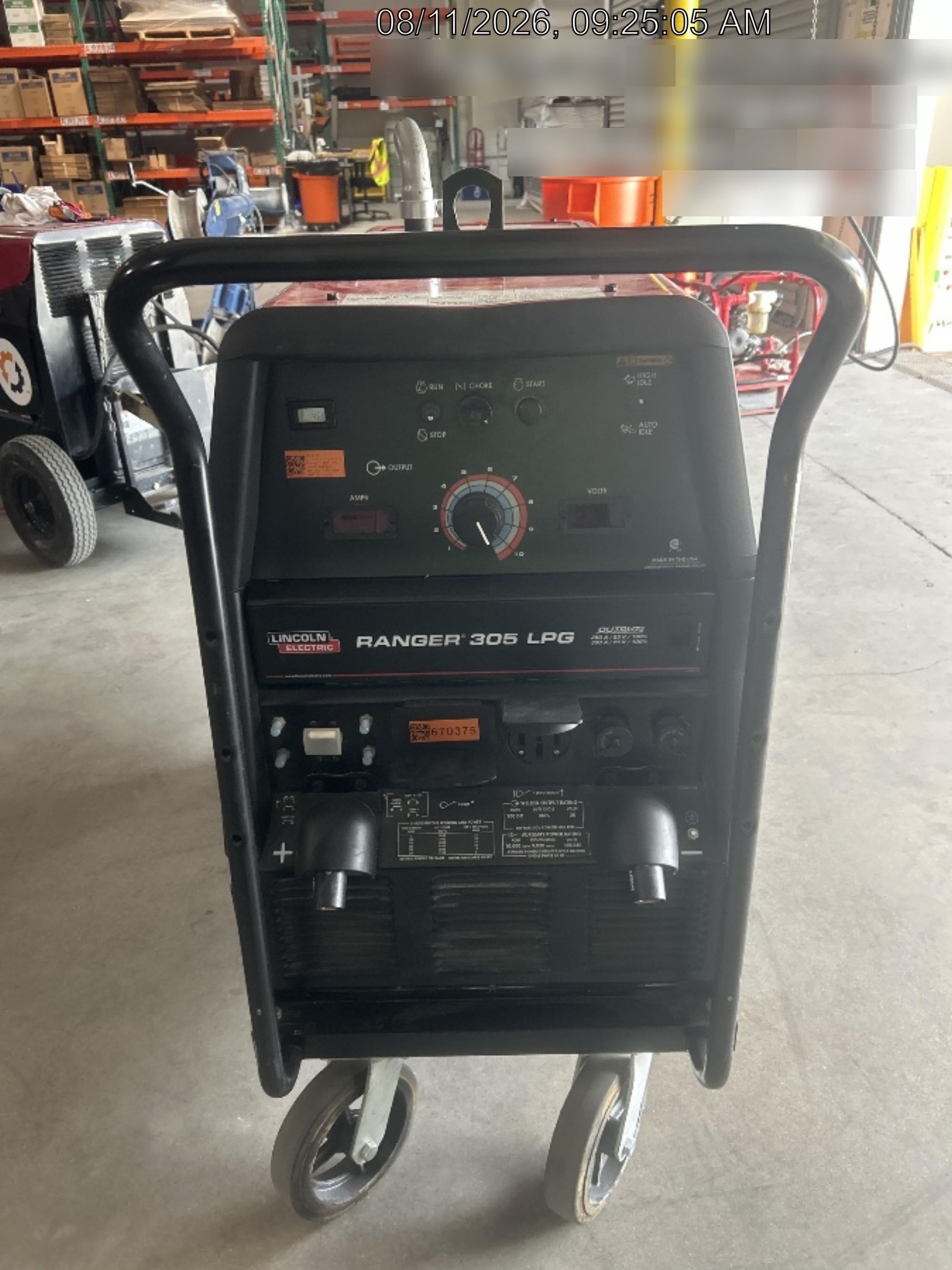 2026 LINCOLN ELECTRIC Ranger 305 LPG
