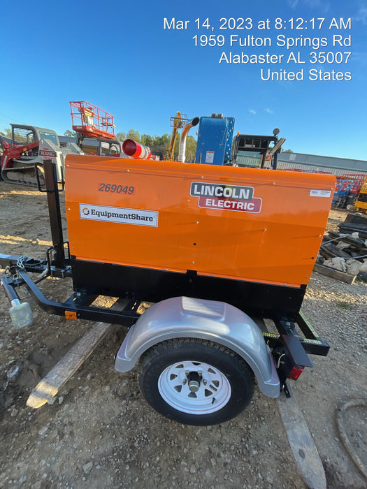 2022 Lincoln Electric LE400 Kubota V1505, Trlr, Cable Rack, Light Kit, ES Decals, T3