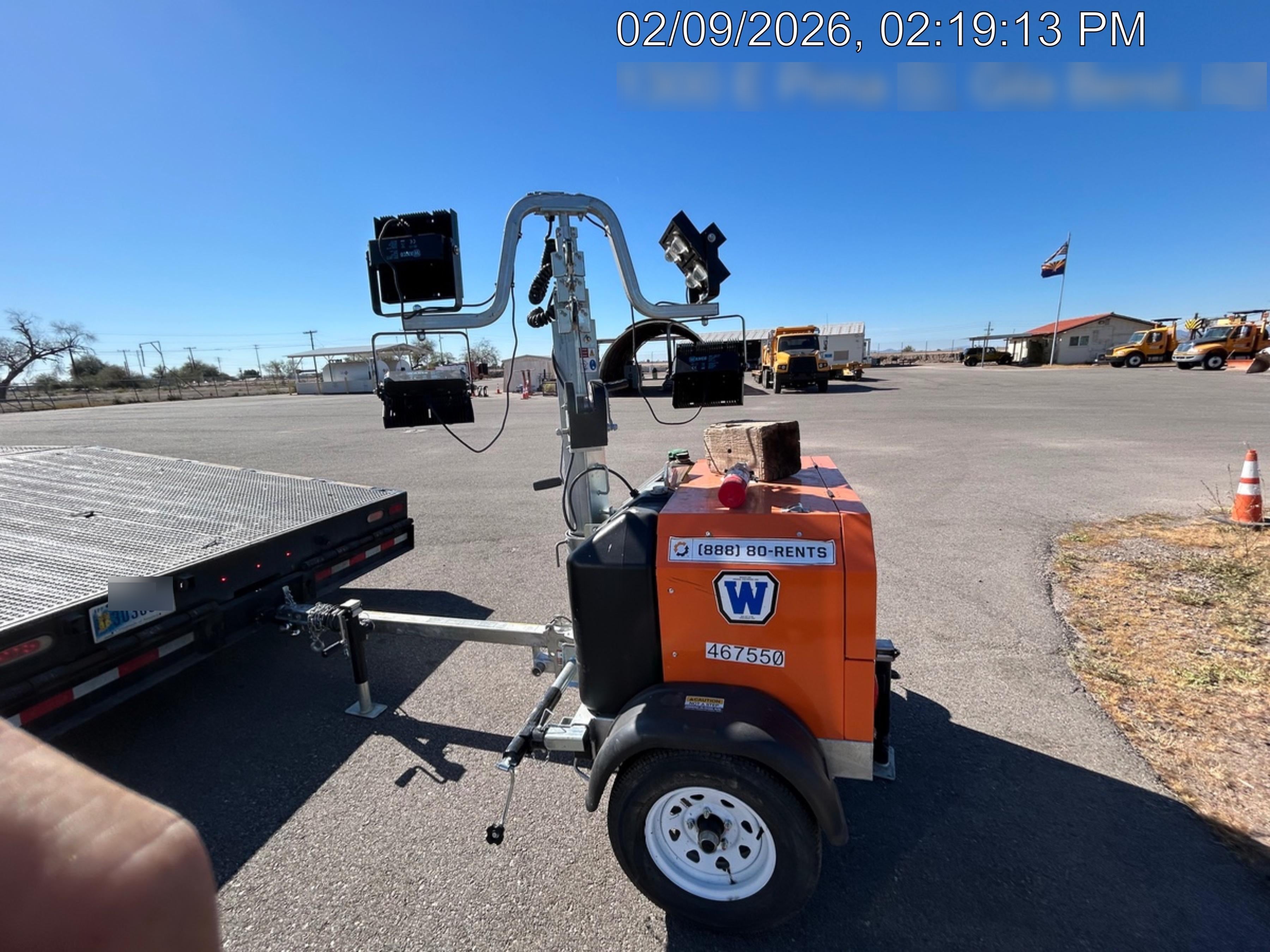 2024 Wanco WLTT-4MM4K Diesel, Deep Sea Controller, Shore Power Plug, Auto Start, (4) 350W LED Floodlights, 4kW Generator, 60 Gal Fuel Tank, 2" Ball, T3