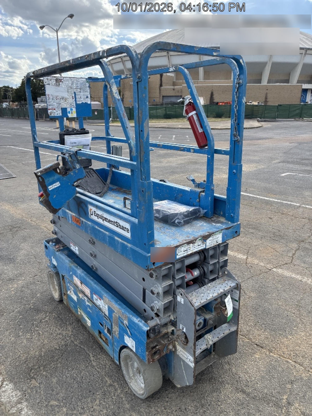 2019 Genie GS-1930 Fixed Rails with Chain Entry