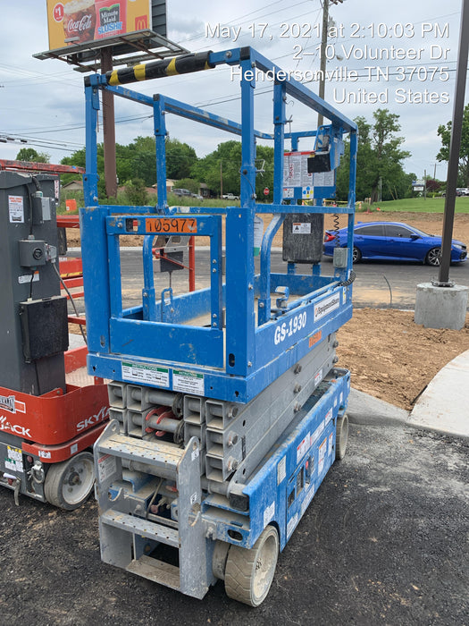 2020 Genie GS-1930 Solid Non Marking Tires, Beacon, Folding rails with half height swing gate