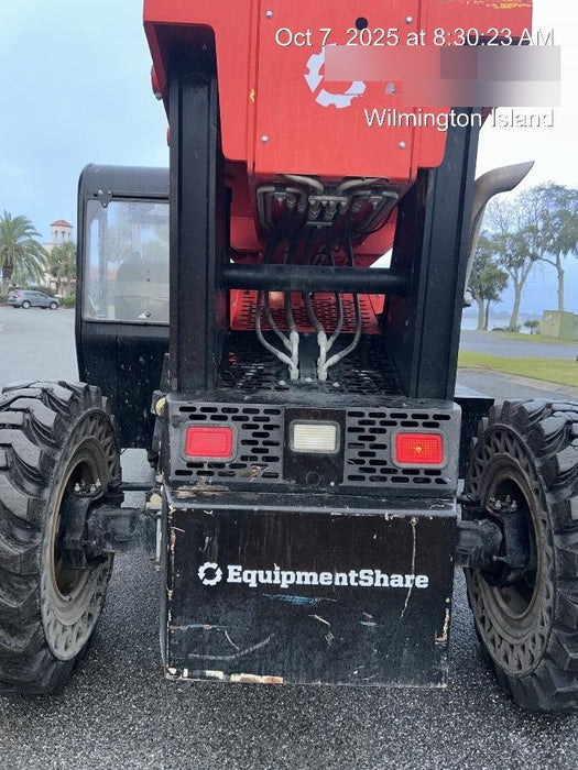 2019 Manitou MTA10055 Canopy, 120 HP, Solid Tires, Work Lights, Lift Hook, Auxiliary Hydraulics 66" Carriage and 60" Forks