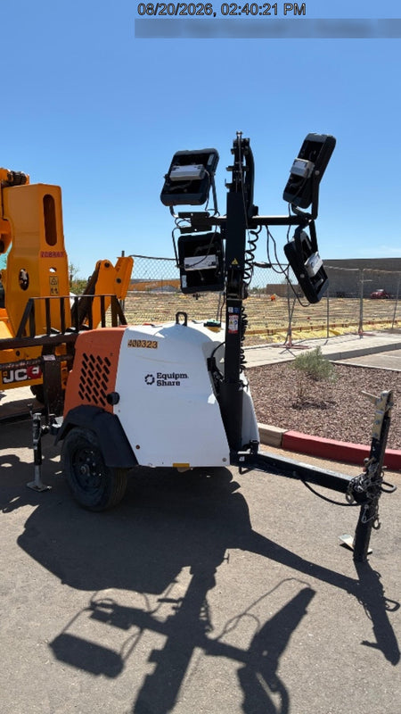 2024 Generac MLT2 Diesel, Flex Switch 120V Input, Powerzone Controller, 
(4) 320W LED Lights, 4kW Generator, 39.9 Gal Fuel Tank, 2" Ball, T3