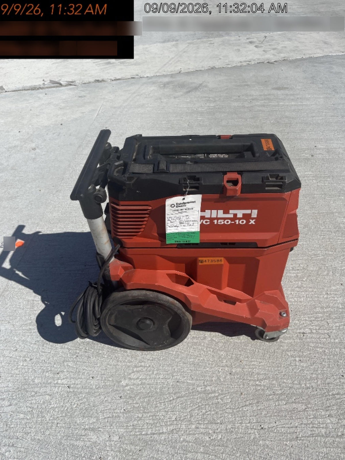 2024 HILTI VC 150-10 X
