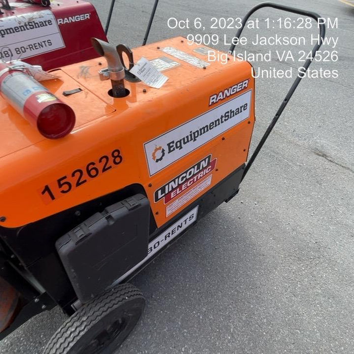 2021 Lincoln Electric Ranger 305 LPG LPG One-Pak (includes undercarriage, tank holder & tank strap) ORANGE