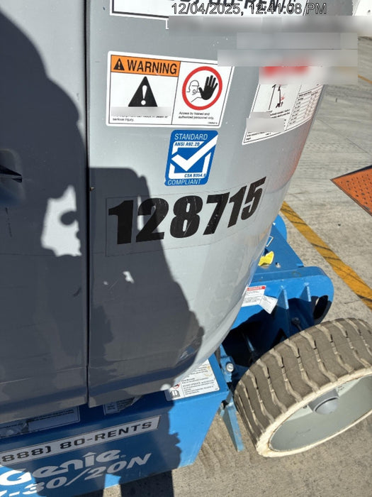 2021 GENIE Z-30/20N RJ