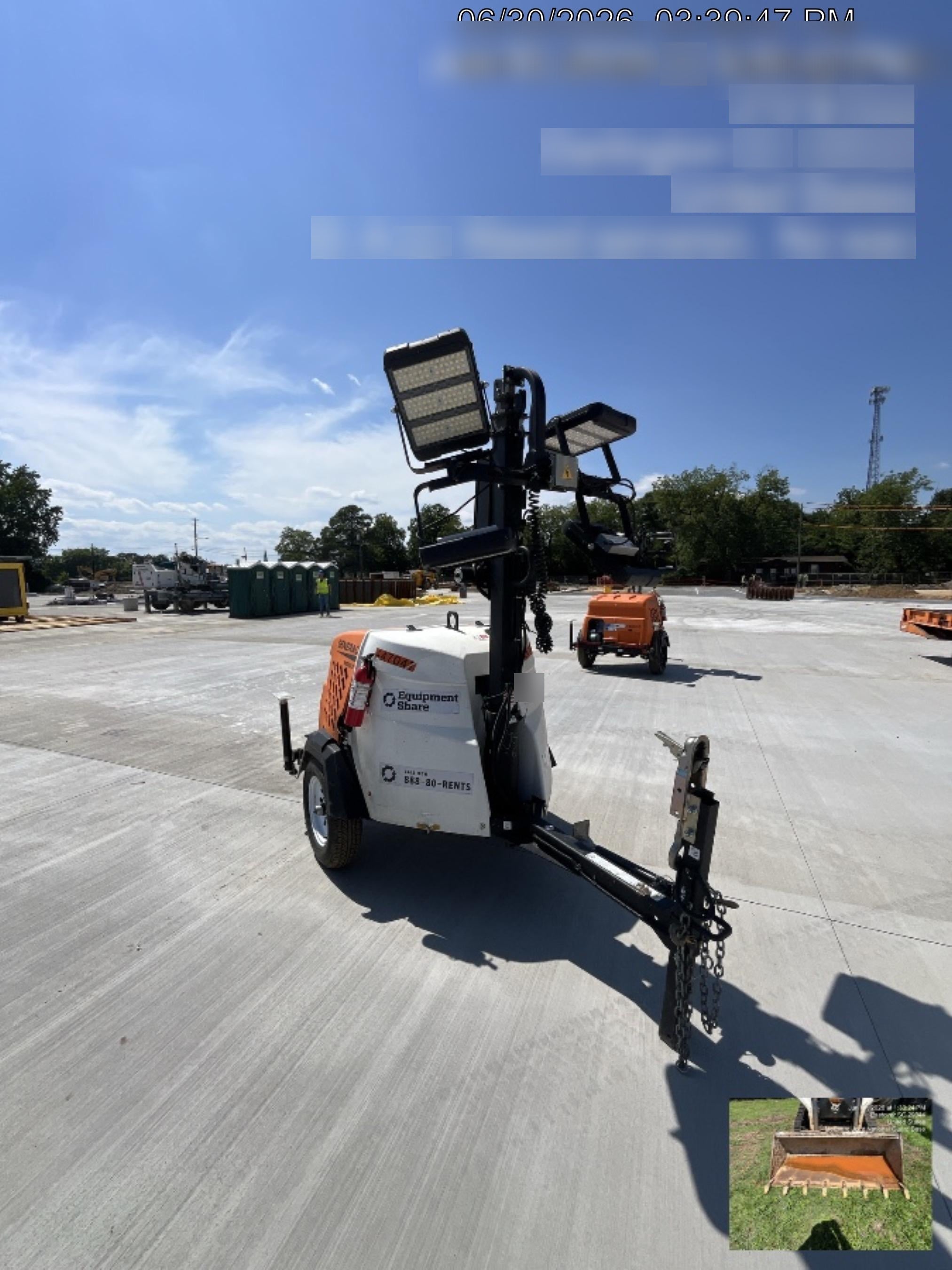 2024 Generac MLT6SKDS-STD4 ELEC WINCH Diesel, Electric Winch Mast, Powerzone Controller, (4) 320W LED Lights, 4kW Generator, 39.9 Gal Fuel Tank, 2" pintle, T3