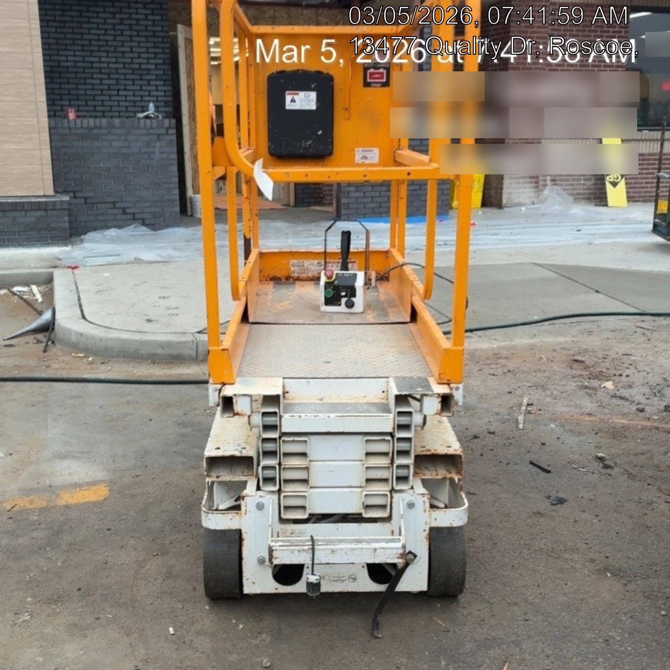 Custom Equipment HB-1430 <ul>
 <li>Hy-Brid Scissor Lift</li>
  <li>Platform capacity up to 670 lbs.</li>
  <li>Working height up to 20 ft</li>
  <li>Weighs under 1,700 lbs.</li>
  <li>Non-marking wheels </li>
</ul>