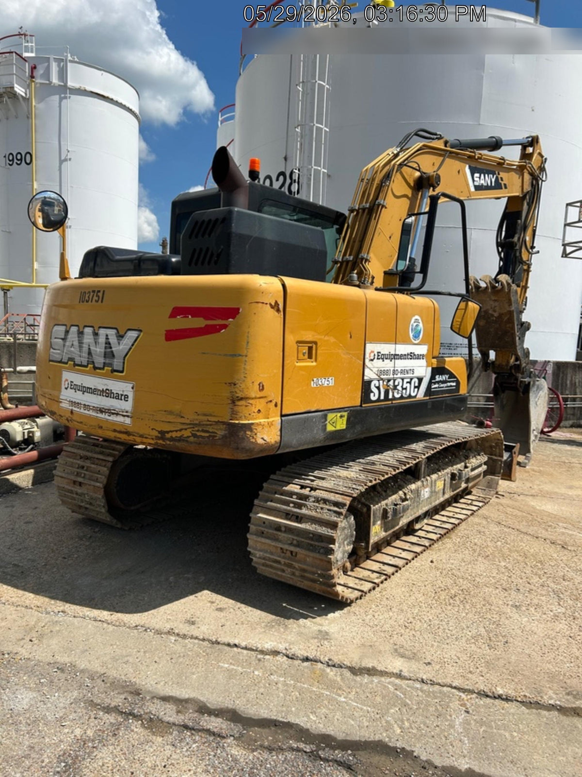 2020 SANY SY135C