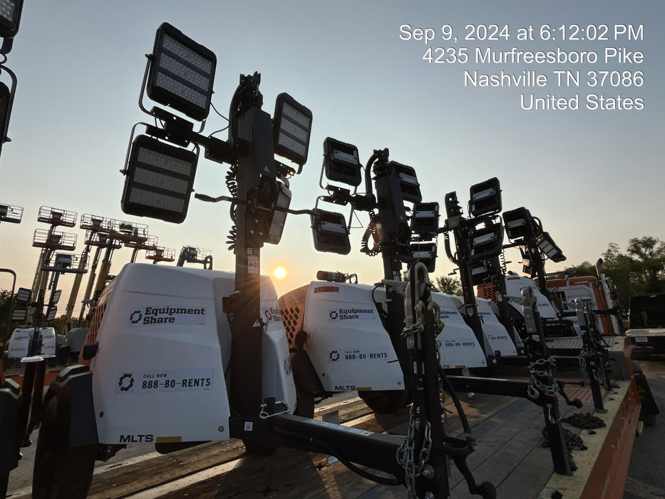 2023 Generac MLT2 Diesel, Flex Switch 120V Input, Powerzone Controller, 
(4) 320W LED Lights, 4kW Generator, 39.9 Gal Fuel Tank, 2" Ball, T3