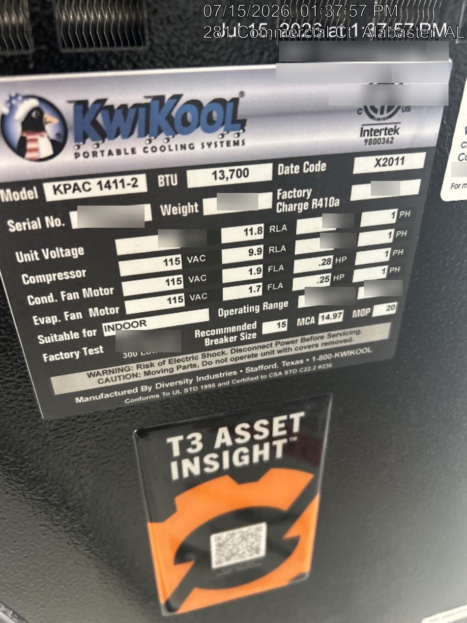 2023 KWIKOOL KPAC1411-2