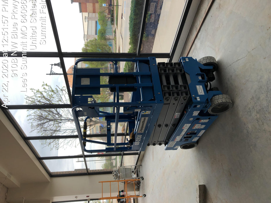 2020 Genie GS-1930 Solid Non Marking Tires, Beacon, Folding rails with half height swing gate