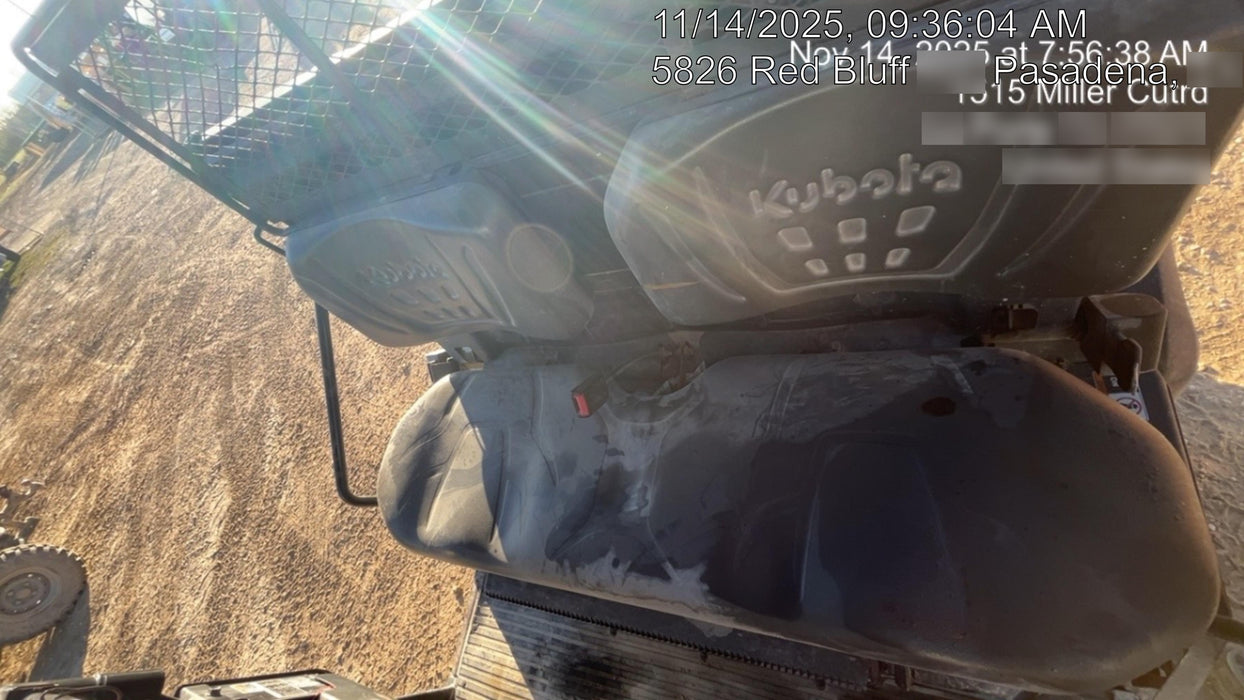 2022 Kubota RTV-X1140W-H Plastic Canopy, Windshield Acrylic Clear, LED Strobe Light, Wire Harness Kit, Back up Alarm