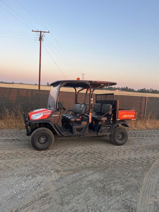 2021 Kubota RTV-X1140W-H Plastic Canopy, Windshield Acrylic Clear, LED Strobe Light, Wire Harness Kit, Back up Alarm