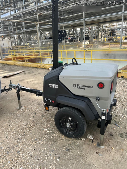 2024 Wacker Neuson LTT4 Diesel, Kohler KDW702, Deep Sea Controller, Auto Start, LED 320W, Bypass Outlet, T3