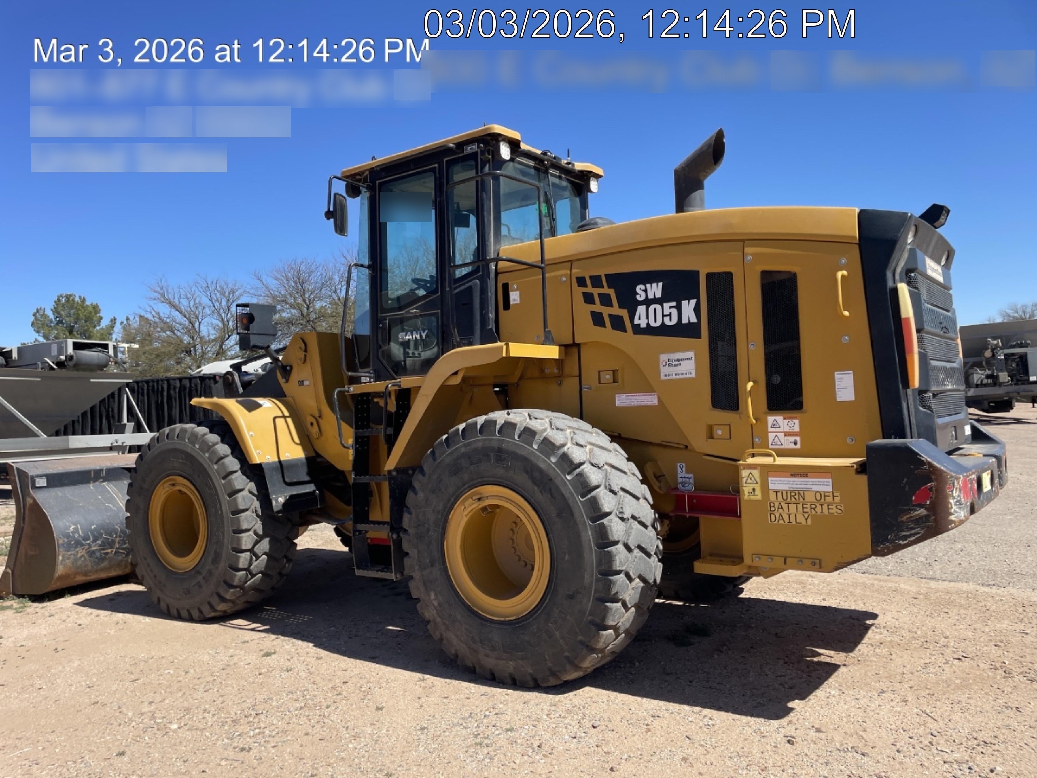 2020 SANY SW405K