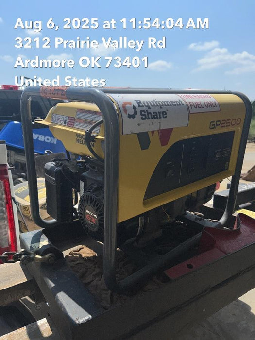 2021 WACKER NEUSON GP2500A