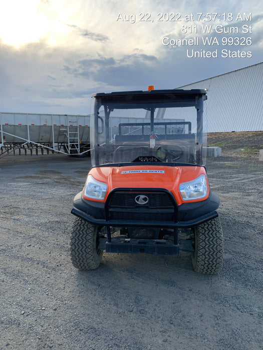 2021 Kubota RTV-X1140W-H Plastic Canopy, Windshield Acrylic Clear, LED Strobe Light, Wire Harness Kit, Back up Alarm