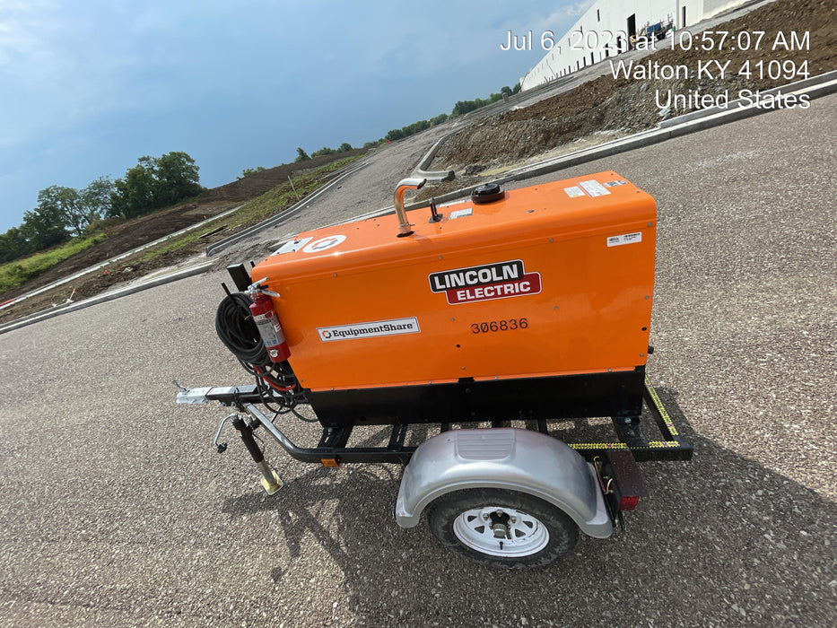 2023 Lincoln Electric LE400 Kubota V1505, Trlr, Cable Rack, Light Kit, ES Decals, T3