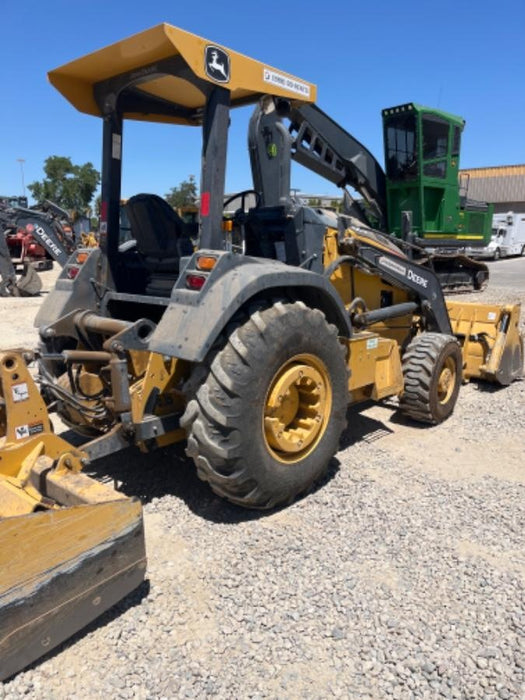 2020 John Deere 210LEP Canopy, 4WD, Second rear hydraulic cylinder, Light Package, Wheel weights