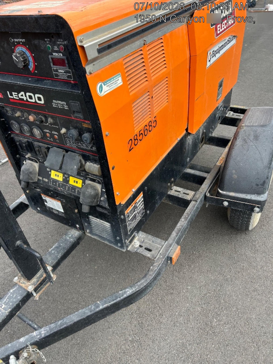 2022 Lincoln Electric LE400 Kubota V1505, Trlr, Cable Rack, Light Kit, ES Decals, T3