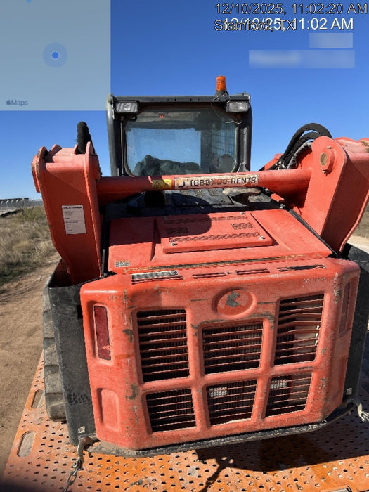 2019 Kubota SVL95-2SC Cab/Heat/Air, Standard Tracks, Standard Flow, Hydraulic QC 80" HD w/ Smooth Cutting Edge