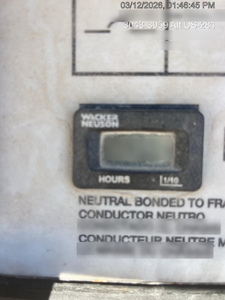 2018 Wacker Neuson LTV6L-MH Wacker Neuson LTV6L Mobile Light Tower w/Fuel Level Sensor Installed