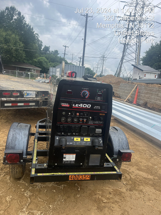 2024 Lincoln Electric LE400 Kubota V1505, Trlr, Cable Rack, Light Kit, ES Decals, T3