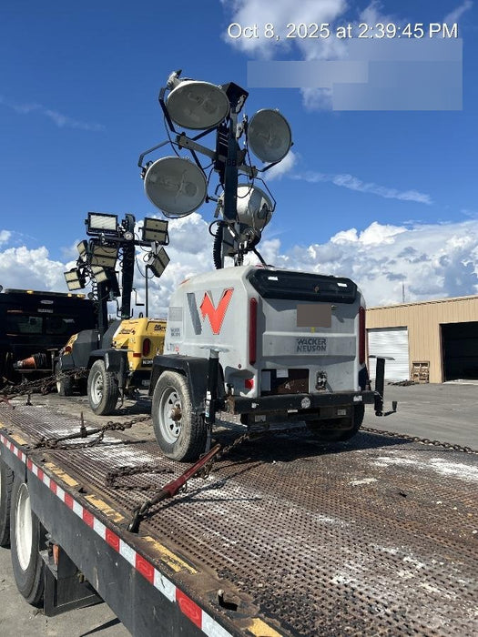 2018 Wacker Neuson LTV6L-MH Wacker Neuson LTV6L Mobile Light Tower w/Fuel Level Sensor Installed
