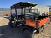 2021 Kubota RTV-X1140W-H Plastic Canopy, Windshield Acrylic Clear, LED Strobe Light, Wire Harness Kit, Back up Alarm