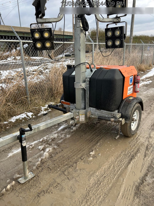 2024 Wanco WLTT-4MM4K Diesel, Deep Sea Controller, Shore Power Plug, Auto Start, (4) 350W LED Floodlights, 4kW Generator, 60 Gal Fuel Tank, 2" Ball, T3